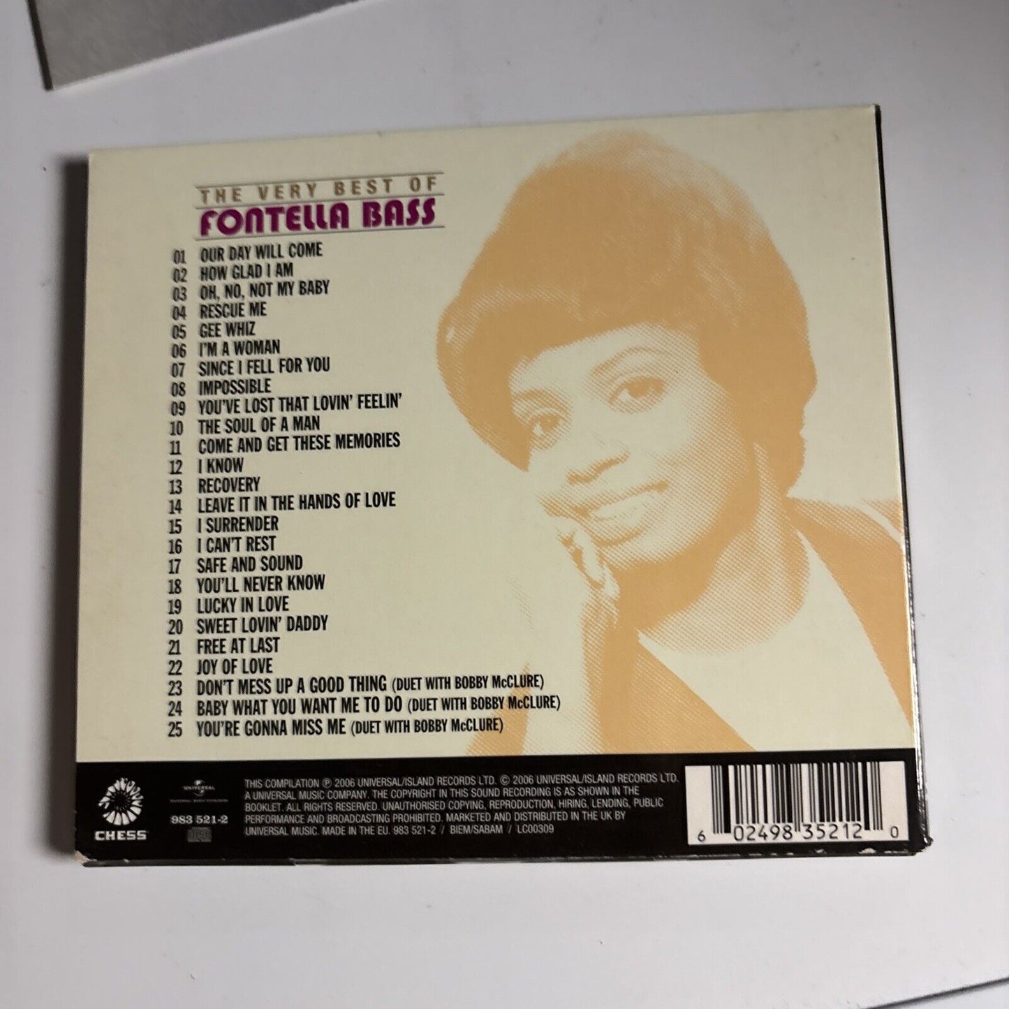 Fontella Bass – The Very Best Of Fontella Bass (CD, 2006) 983 521-2  Digipak