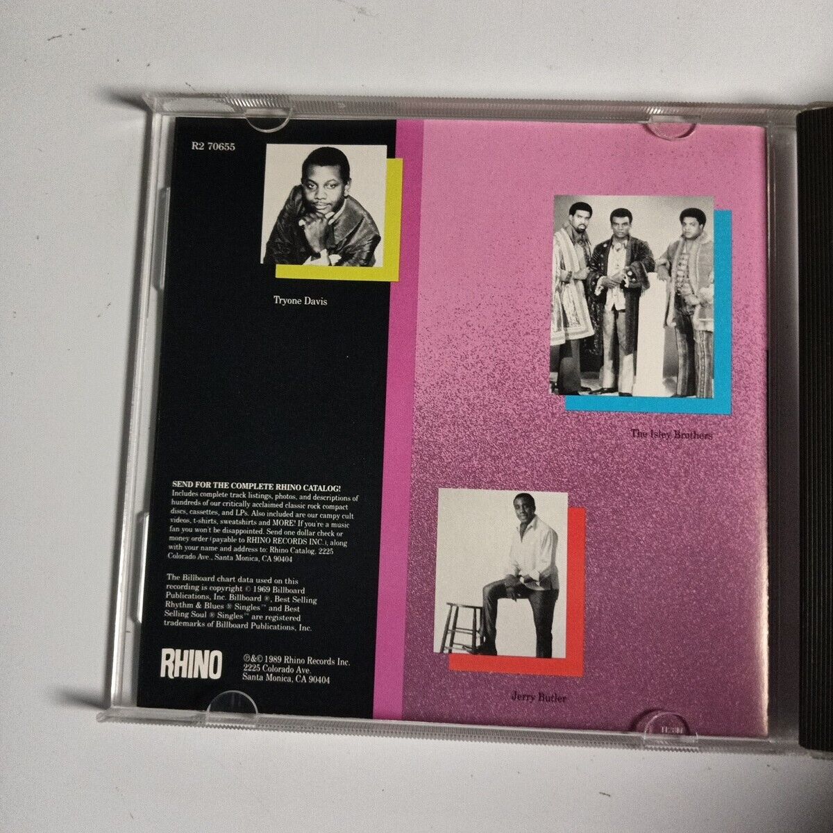 Billboard Top R&B Hits 1969 (CD, 1989) R2 70655