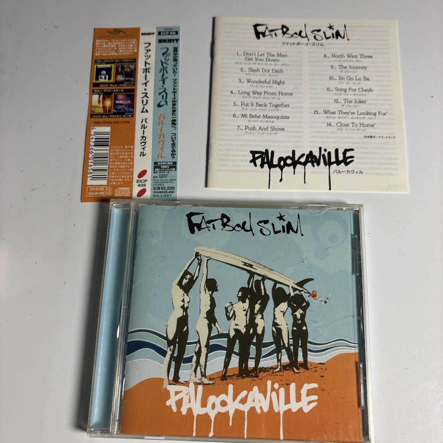 Fatboy Slim – Palookaville (CD, 2004) eicp-408 Japan obi