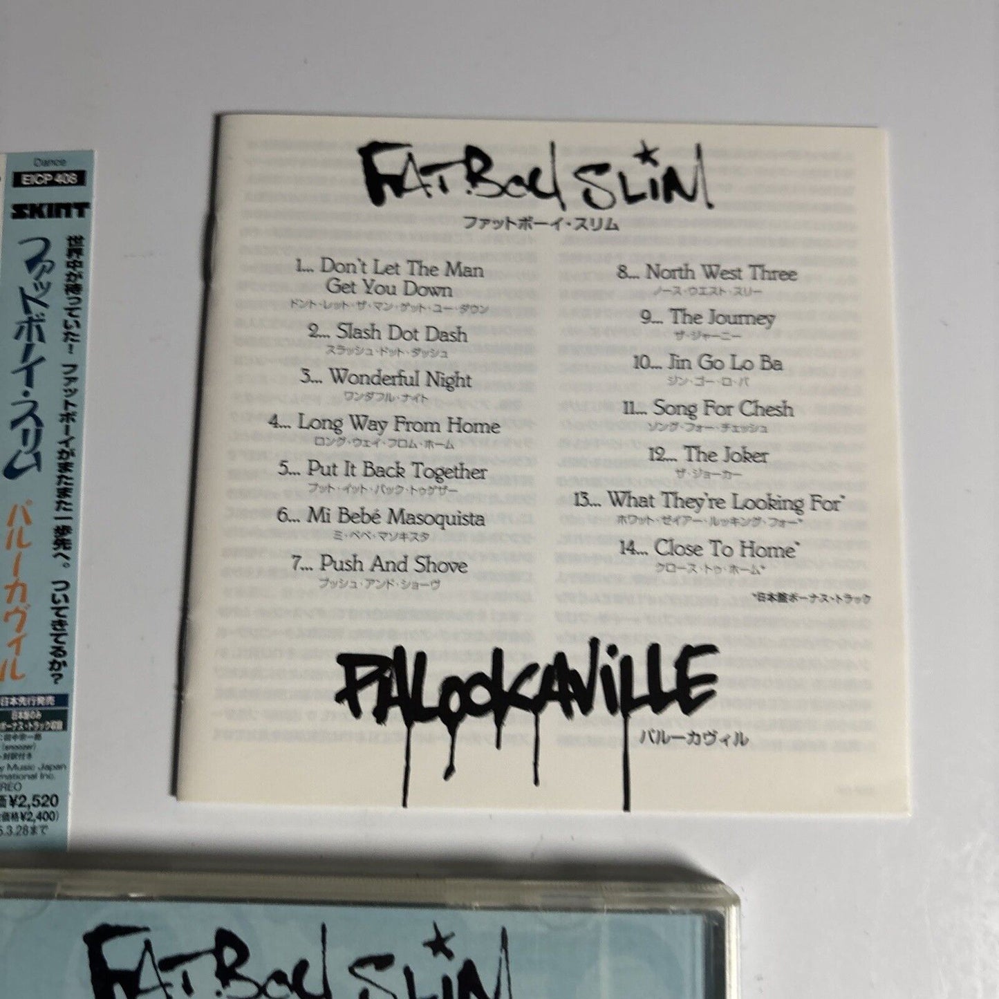 Fatboy Slim – Palookaville (CD, 2004) eicp-408 Japan obi