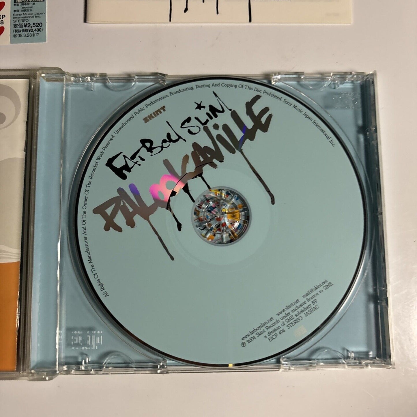 Fatboy Slim – Palookaville (CD, 2004) eicp-408 Japan obi