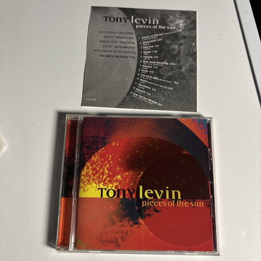 Tony Levin – Pieces Of The Sun (CD, 2002) pccy-01565 Japan