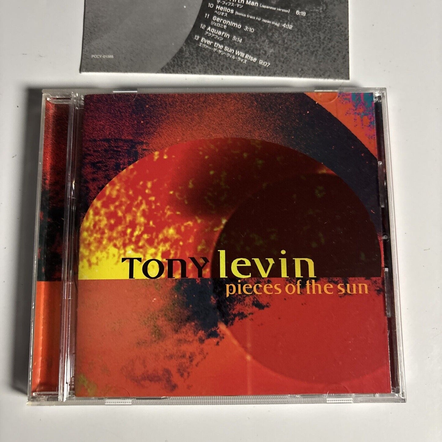 Tony Levin – Pieces Of The Sun (CD, 2002) pccy-01565 Japan