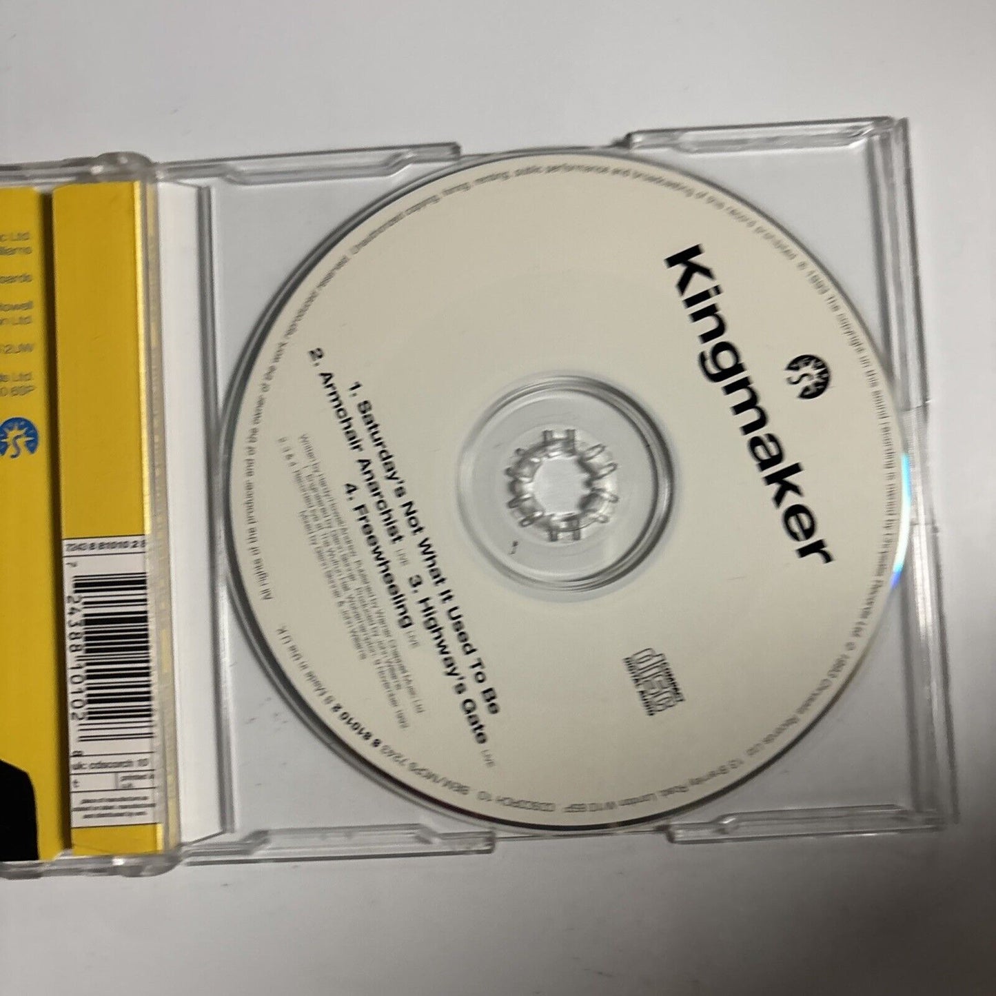 Kingmaker – Saturday's Not What It Used To Be (CD, 1993) CDSCORCH 10
