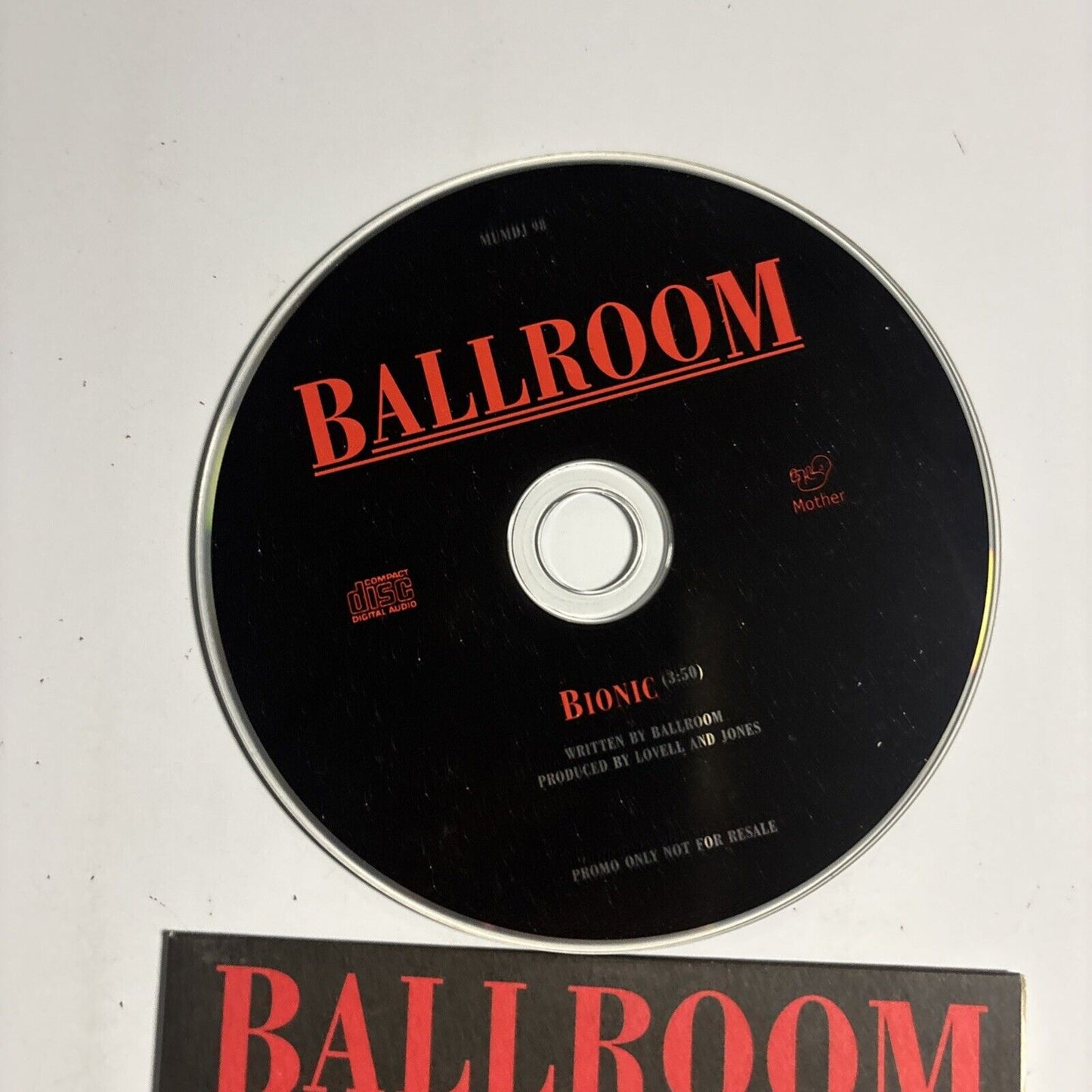 Ballroom – Bionic (CD, 1998) MUMDJ98  promo