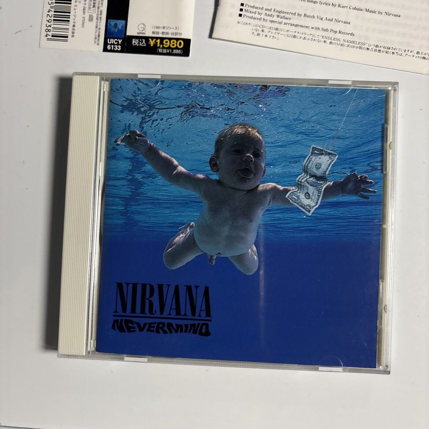 Nirvana – Nevermind (CD, 2006) uicy-6133 Japan obi