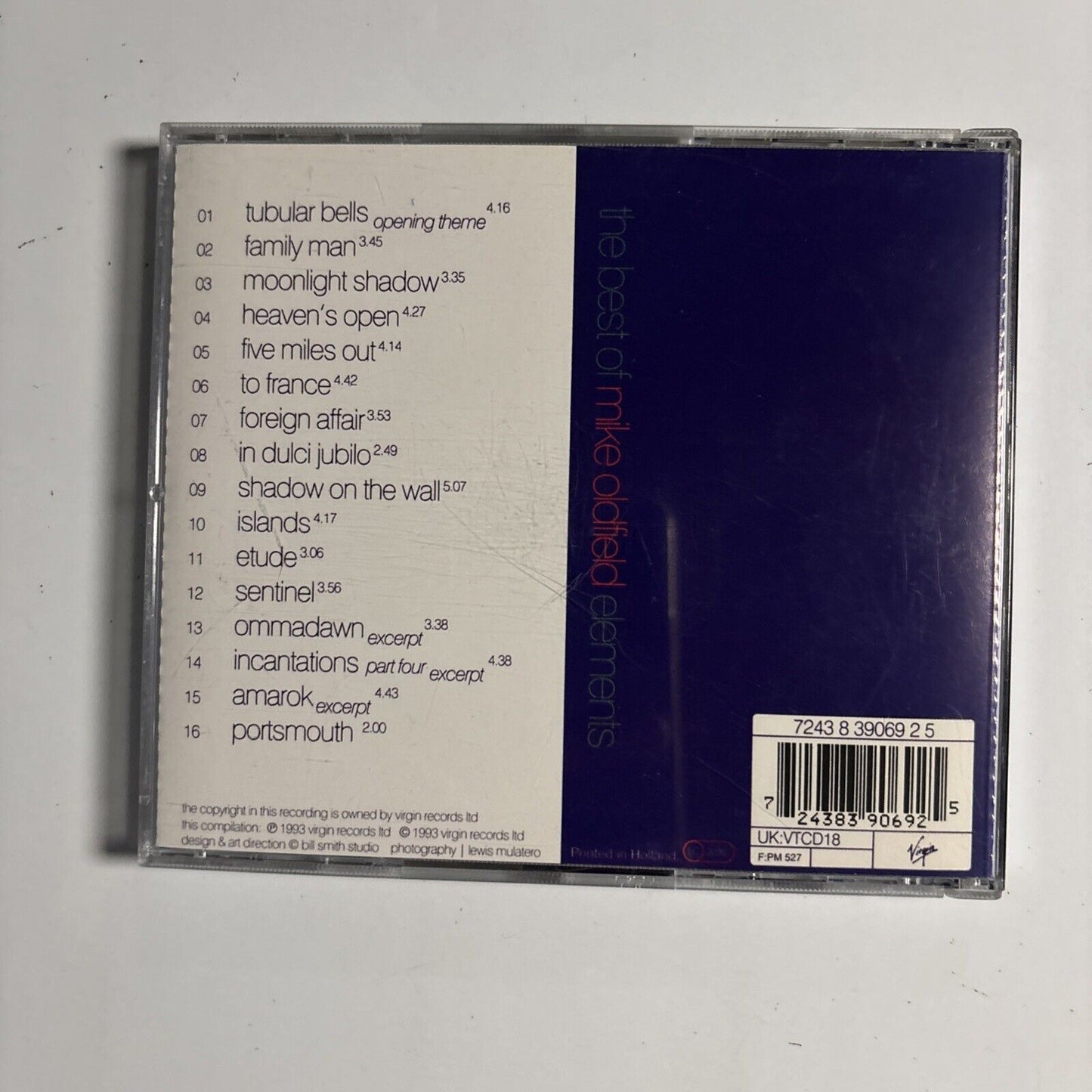 Mike Oldfield - The Best Of Mike Oldfield: Elements (CD, 1993)