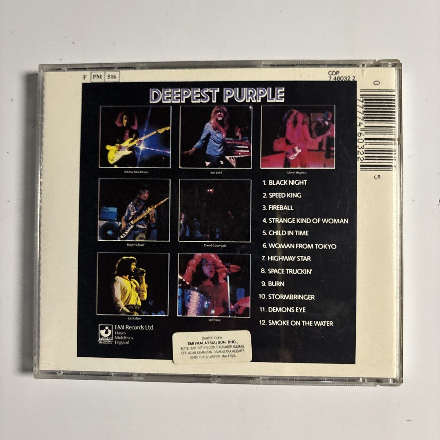 Deep Purple – Deepest Purple: The Very Best Of Deep Purple (CD 1980) CDP746032 2