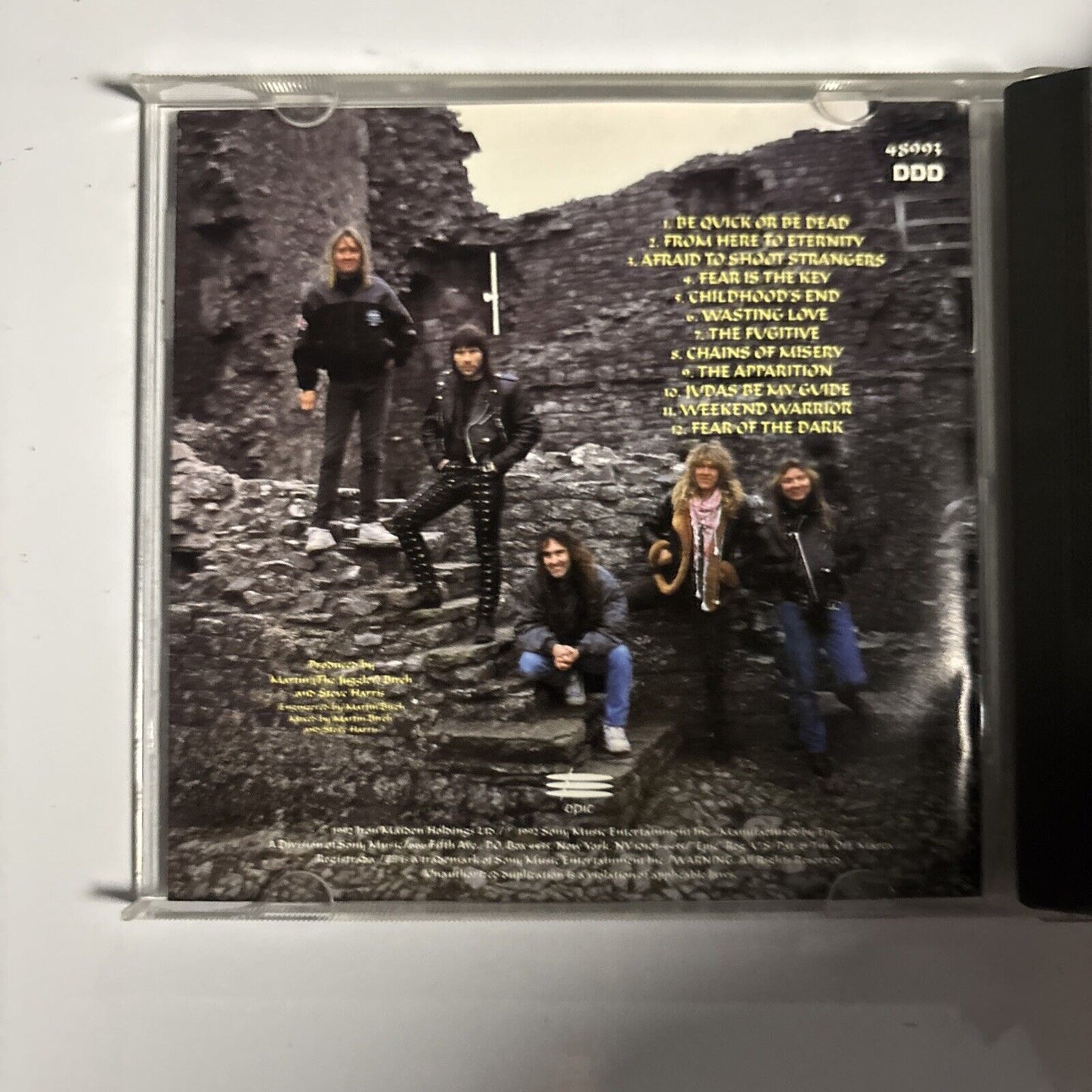 Iron Maiden – Fear Of The Dark (CD, 1992) EK 48993