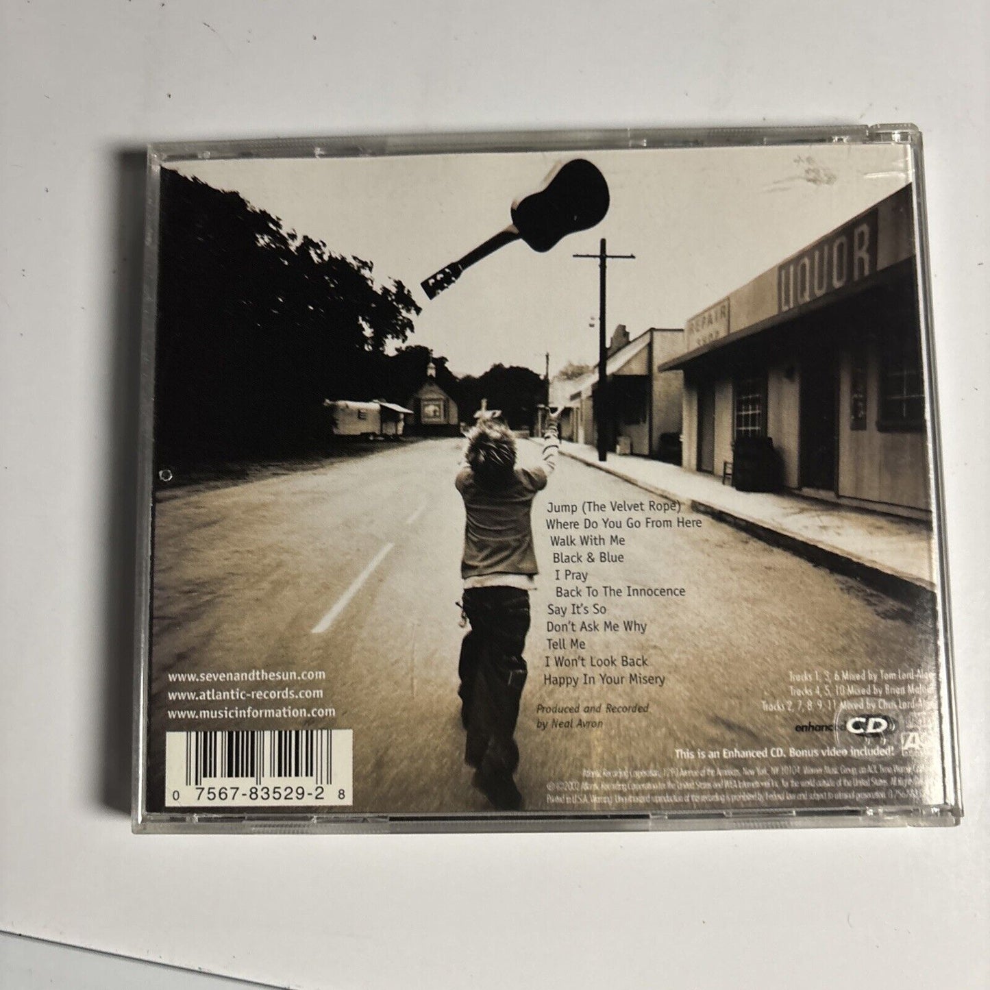 Seven And The Sun – Back To The Innocence (CD, 2002)