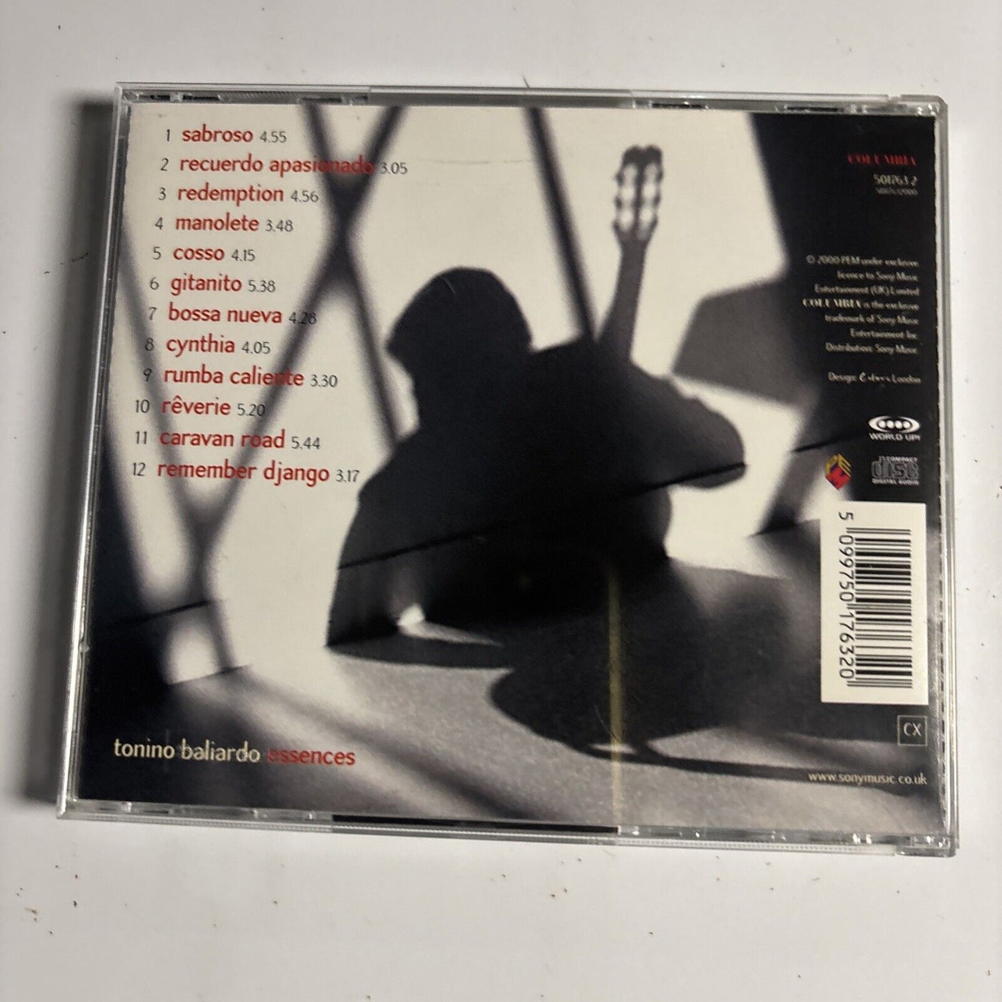 Tonino Baliardo – Essences (CD, 2000) 501763 2