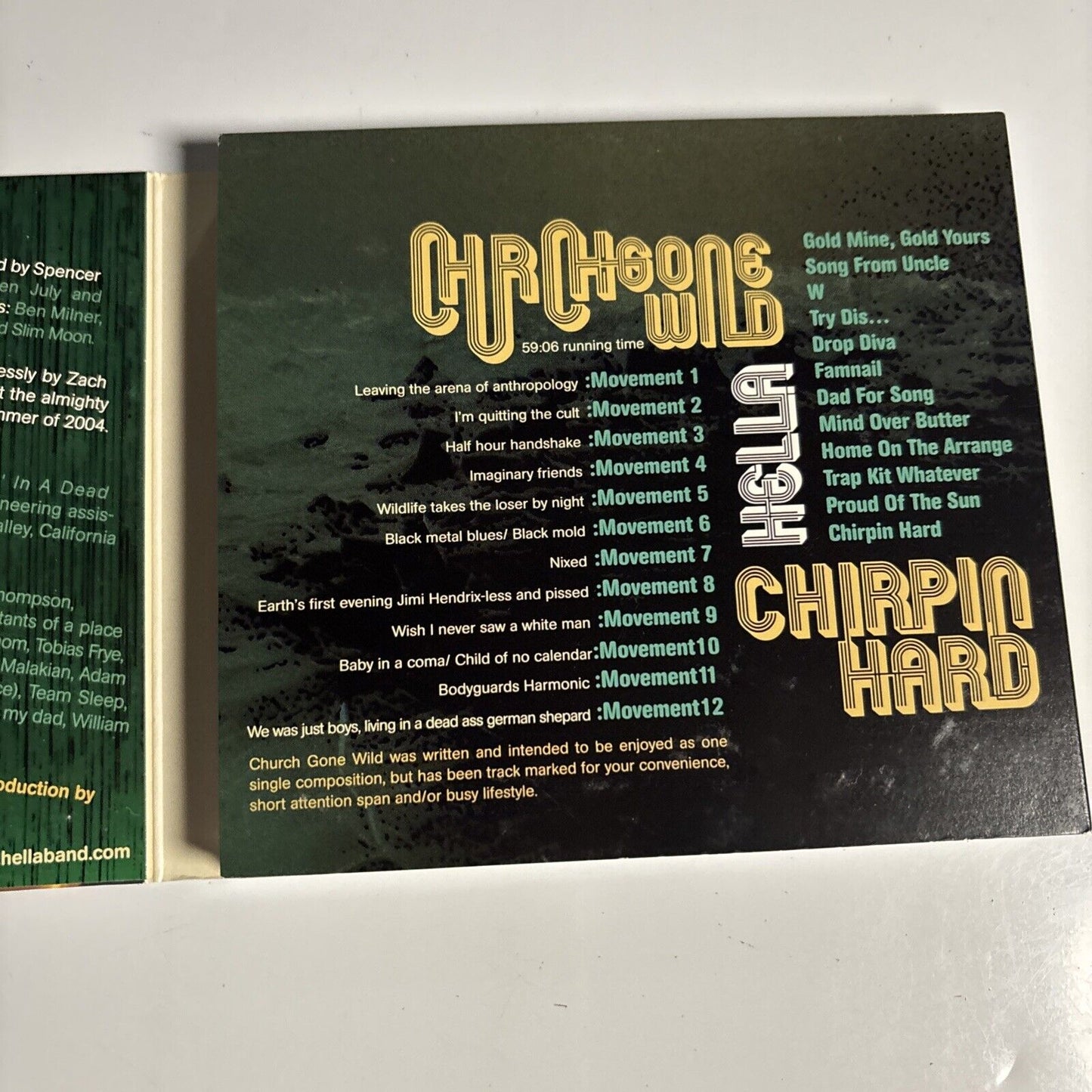 Hella – Church Gone Wild / Chirpin Hard (CD, 2005) NSPQ-0003/4 Japan Digipak
