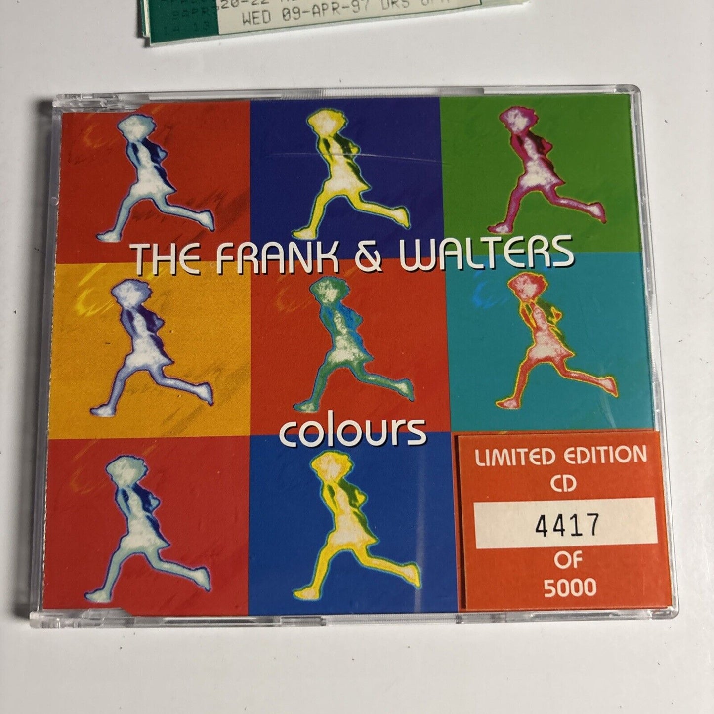 The Frank & Walters – Colours (CD, 1996) SETCD051 Concert Ticket Limited Edition