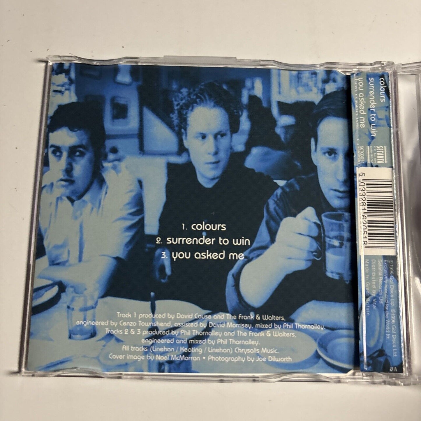 The Frank & Walters – Colours (CD, 1996) SETCD051 Concert Ticket Limited Edition