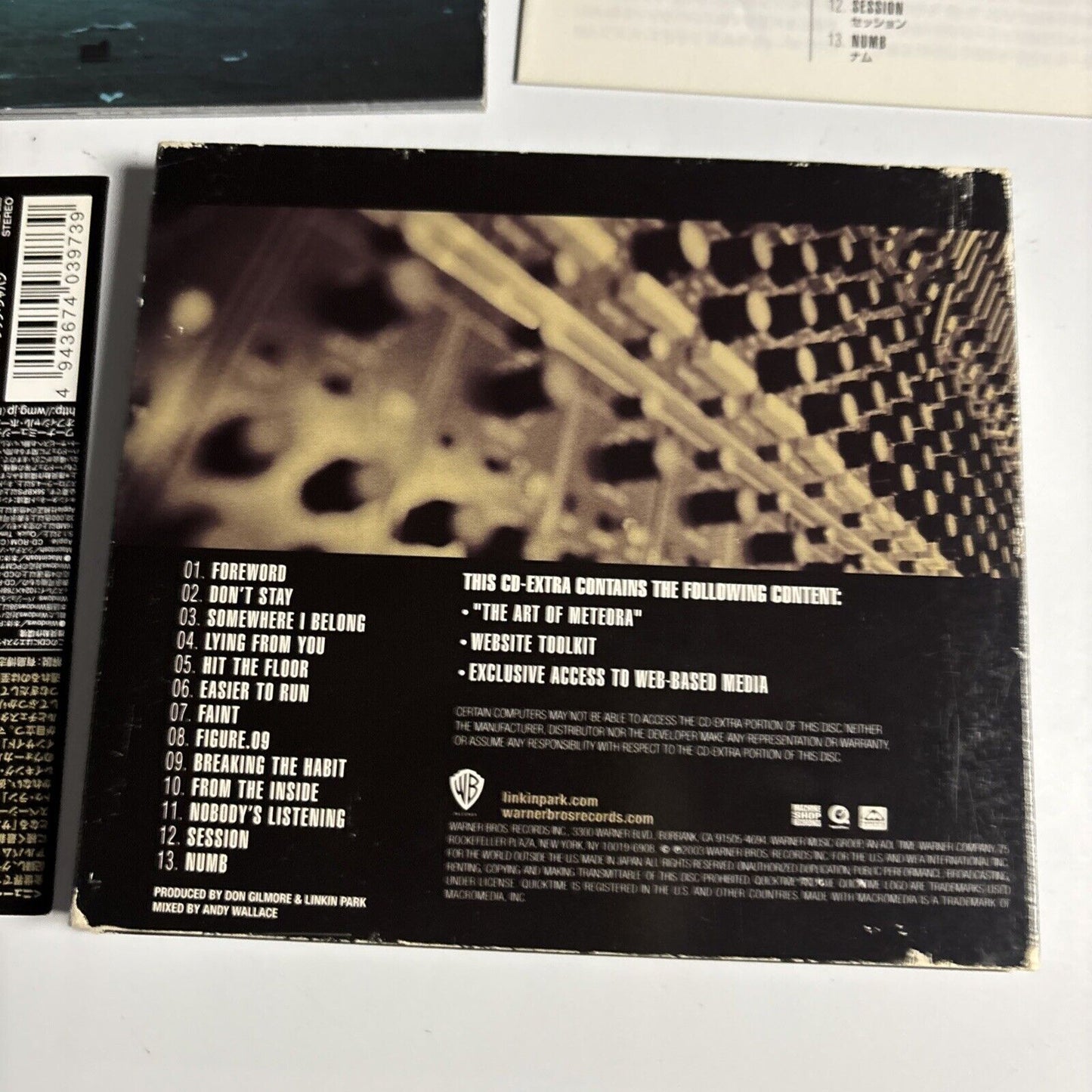 Linkin Park – Meteora (CD, 2003) wpcr-11440 Japan obi