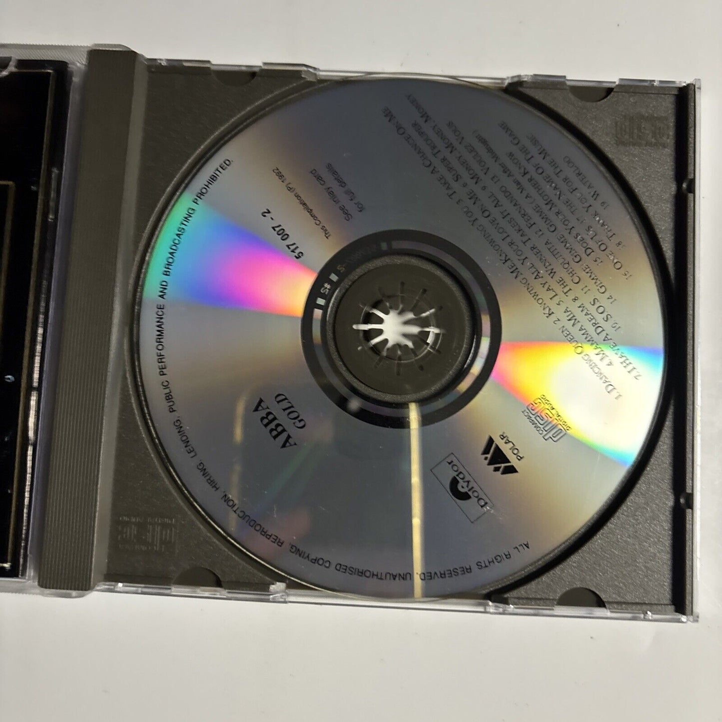 ABBA – Gold (Greatest Hits) (CD, 1992)  517 007-2