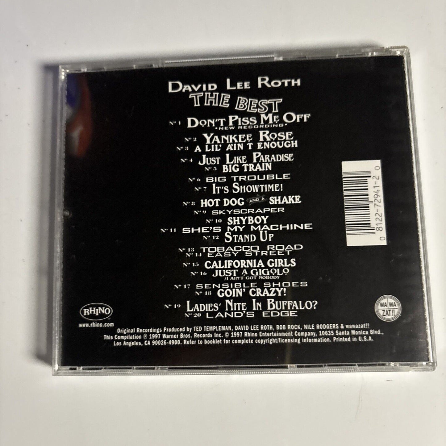 David Lee Roth – The Best (CD, 1997) R2 72941