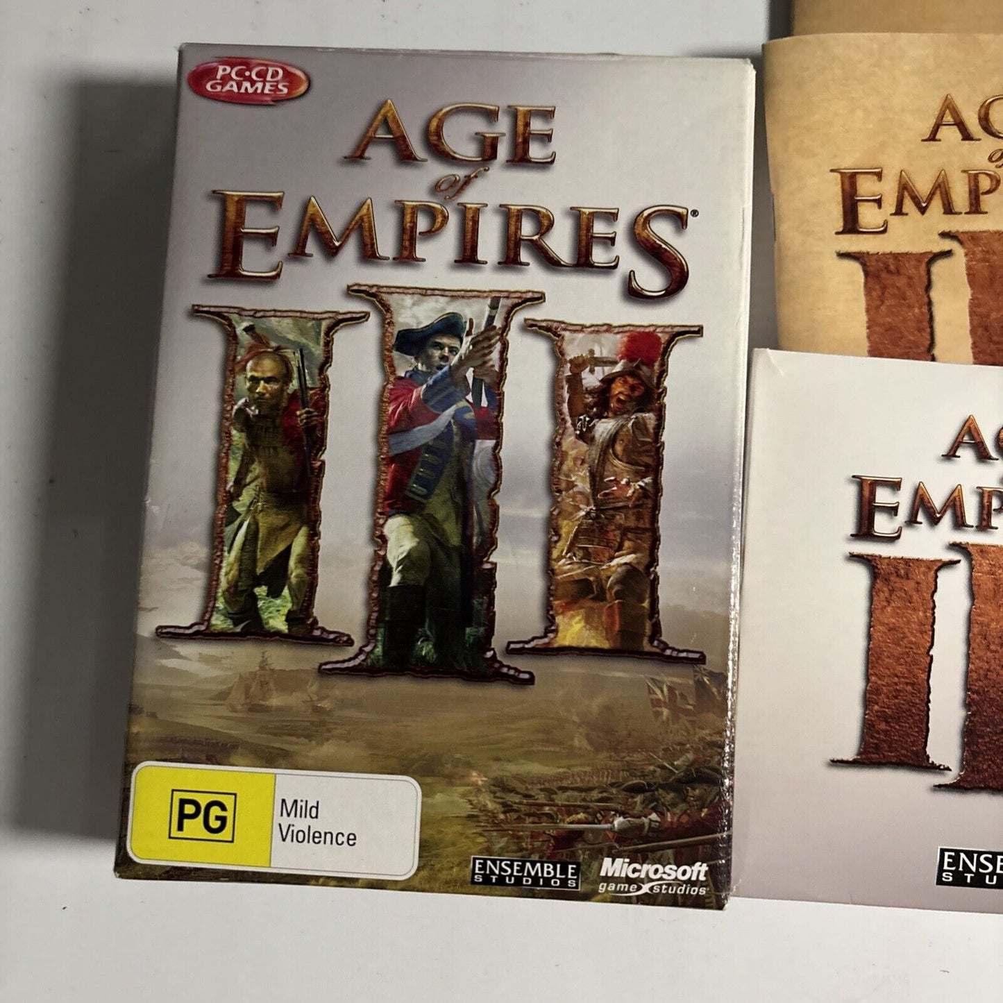 Age Of Empires III 3 PC CDROM Windows XP Computer Game Microsoft Australia 2007