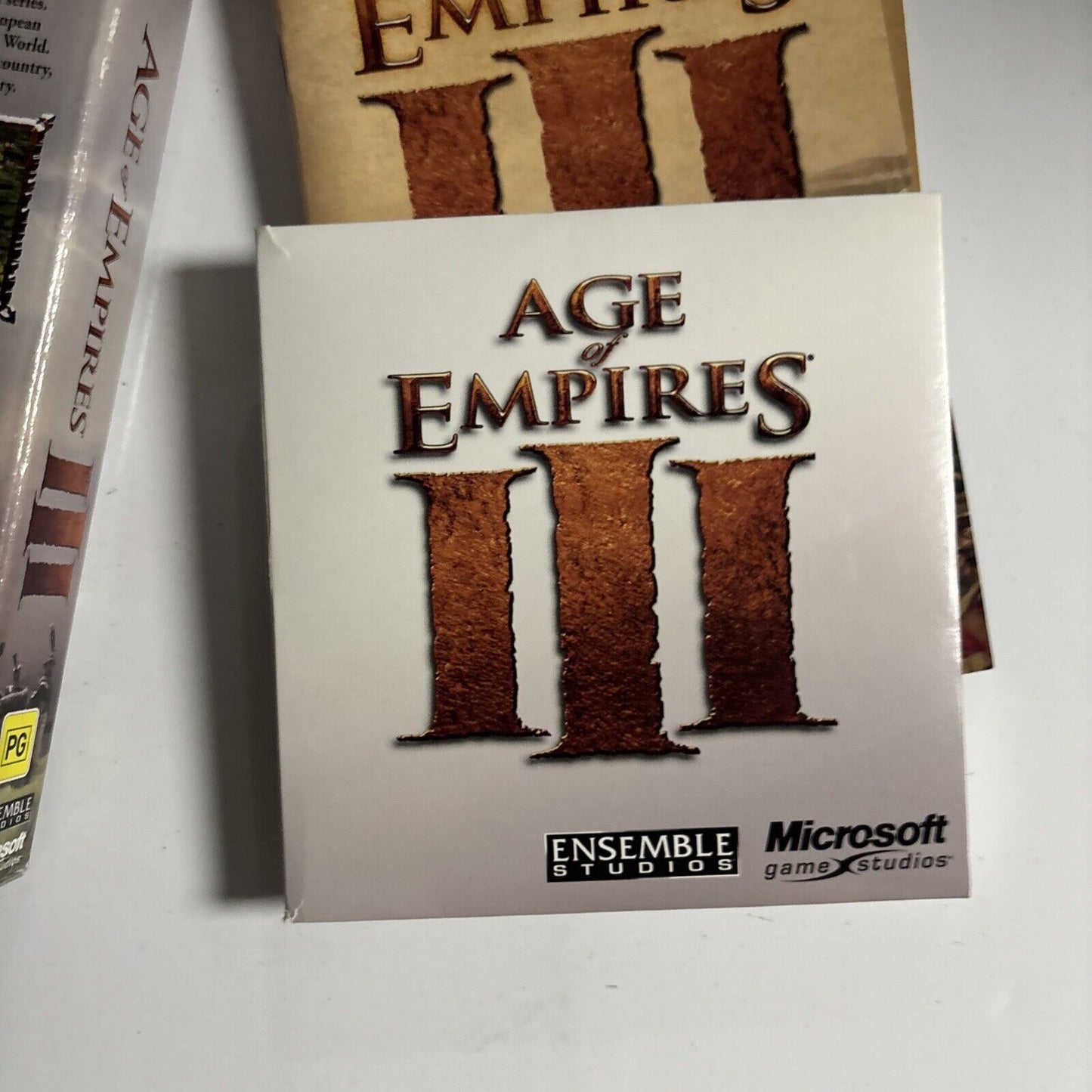 Age Of Empires III 3 PC CDROM Windows XP Computer Game Microsoft Australia 2007