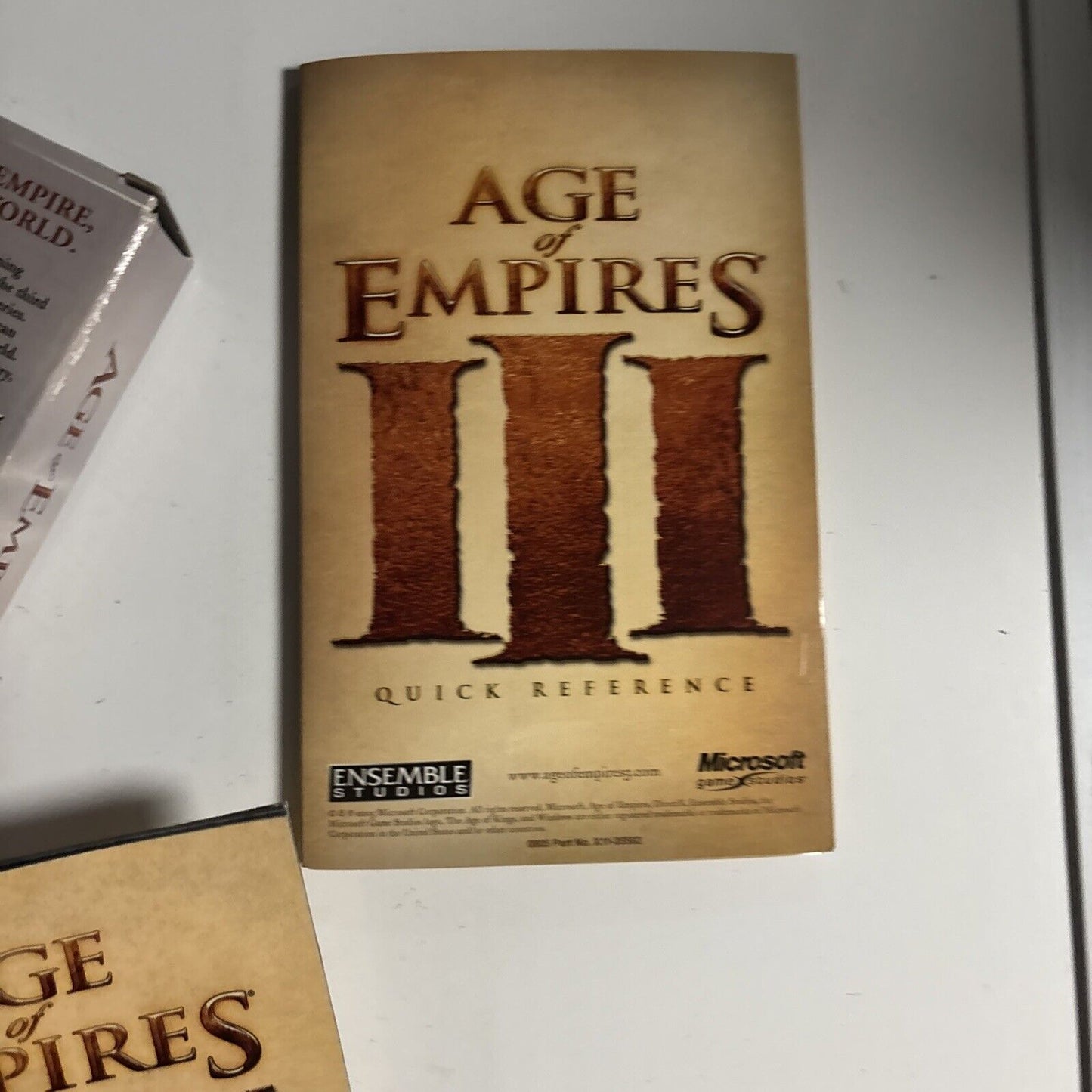 Age Of Empires III 3 PC CDROM Windows XP Computer Game Microsoft Australia 2007