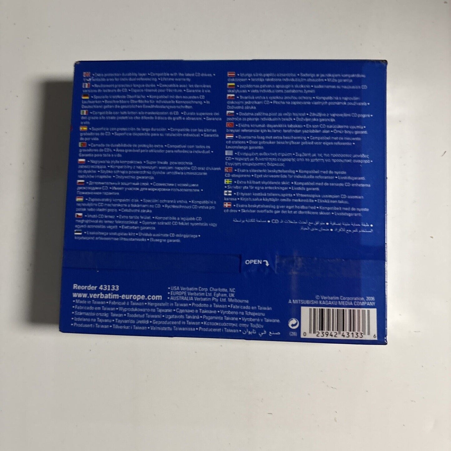 Verbatim CD-RW 700MB 2x-4x Speed Rewritable Discs Slim Case x5 *New Sealed*