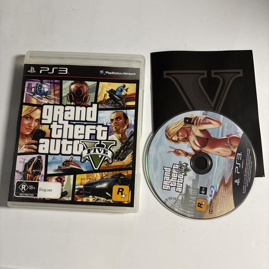 Grand Theft Auto V (Sony PlayStation 3, 2013) Manual