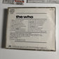 The Who – The Singles (CD, 1994) POCP-2351  Japan obi