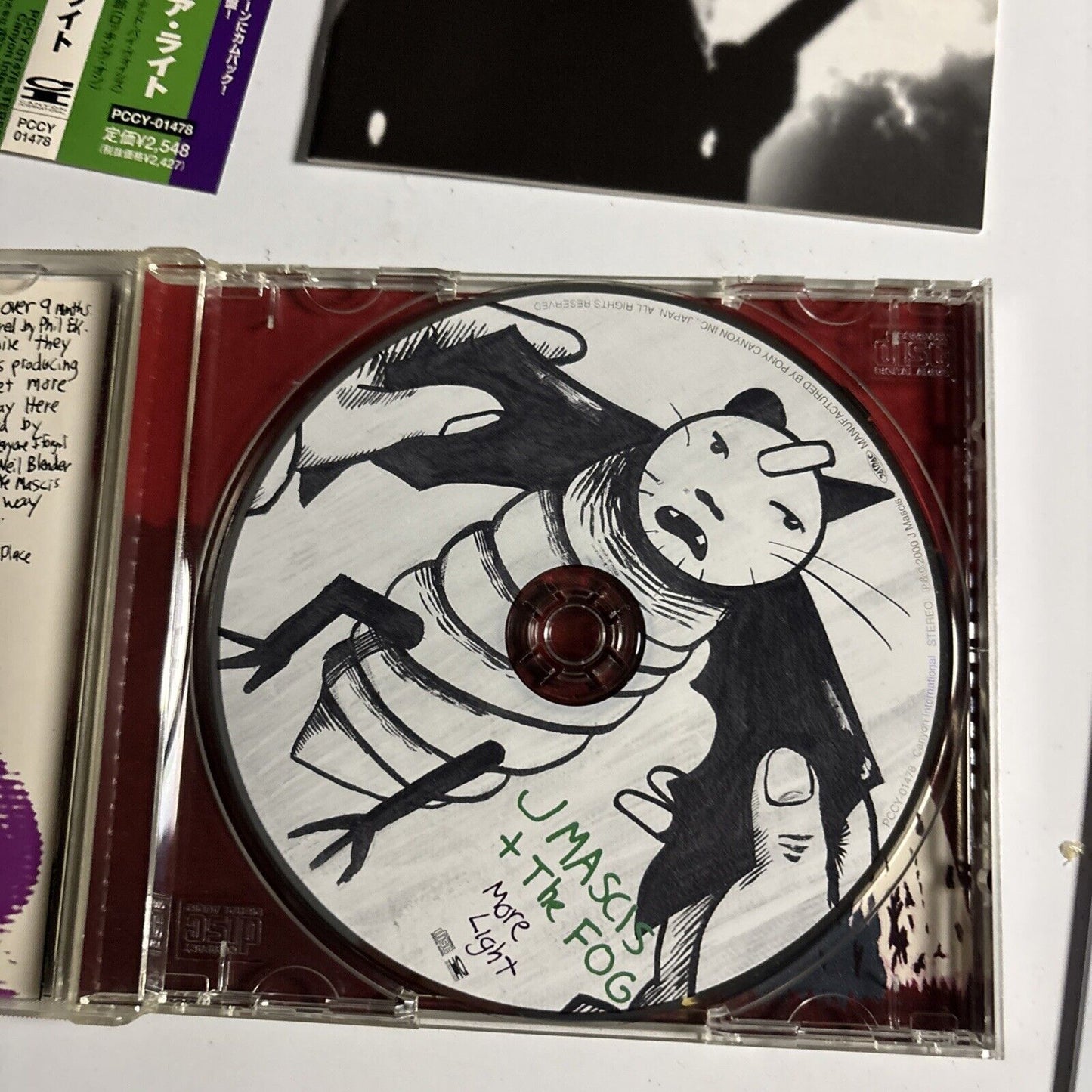 J Mascis + The Fog – More Light (CD, 2000) pccy-01478 Japan obi