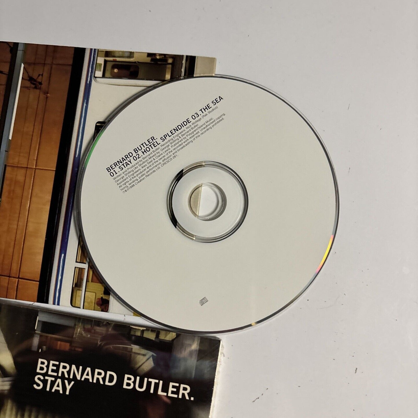 Bernard Butler – Stay (CD, 1998) CRESCD 281  *New Sealed*