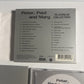 Peter, Paul And Mary – Platinum Collection (CD, HDCD, 2005) pcd-7 Japan obi HDCD