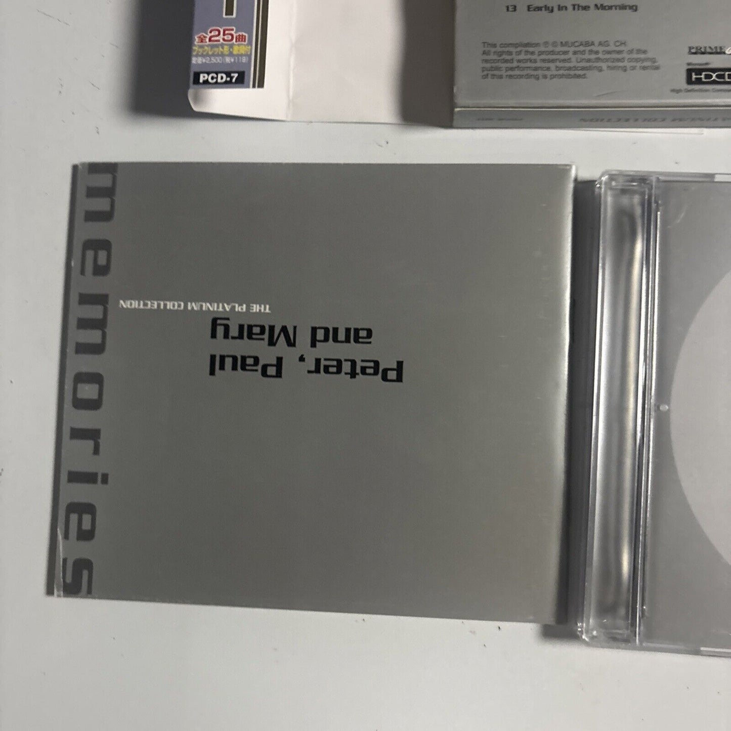 Peter, Paul And Mary – Platinum Collection (CD, HDCD, 2005) pcd-7 Japan obi HDCD