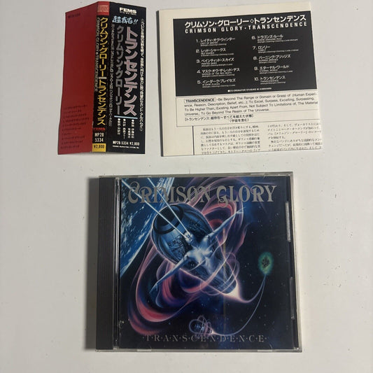 Crimson Glory – Transcendence (CD, 1988) mp28-5334 Japan obi