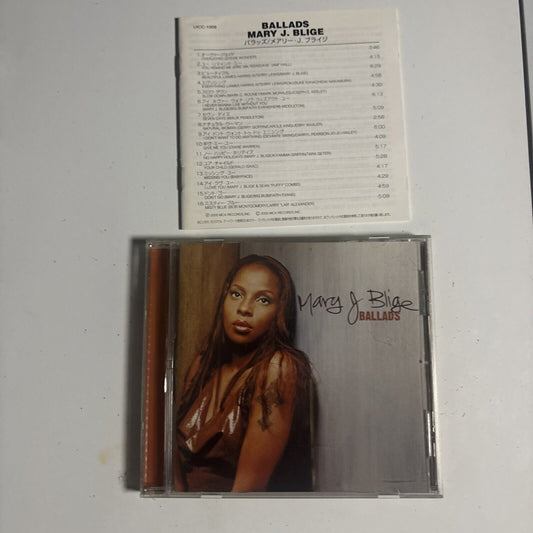 Mary J. Blige – Ballads (CD, 2000) uicc-1009  Japan