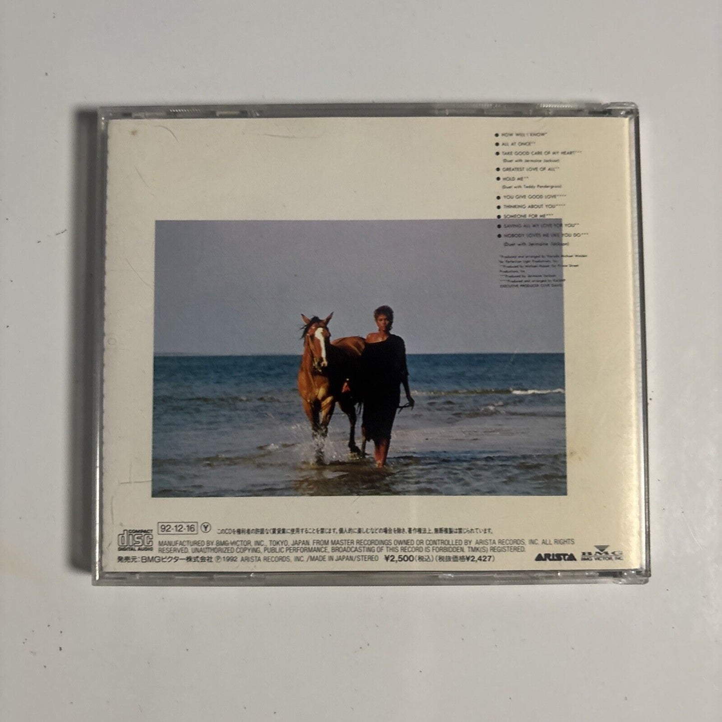 Whitney Houston – Whitney Houston (CD, 1992) bvca-158 Japan
