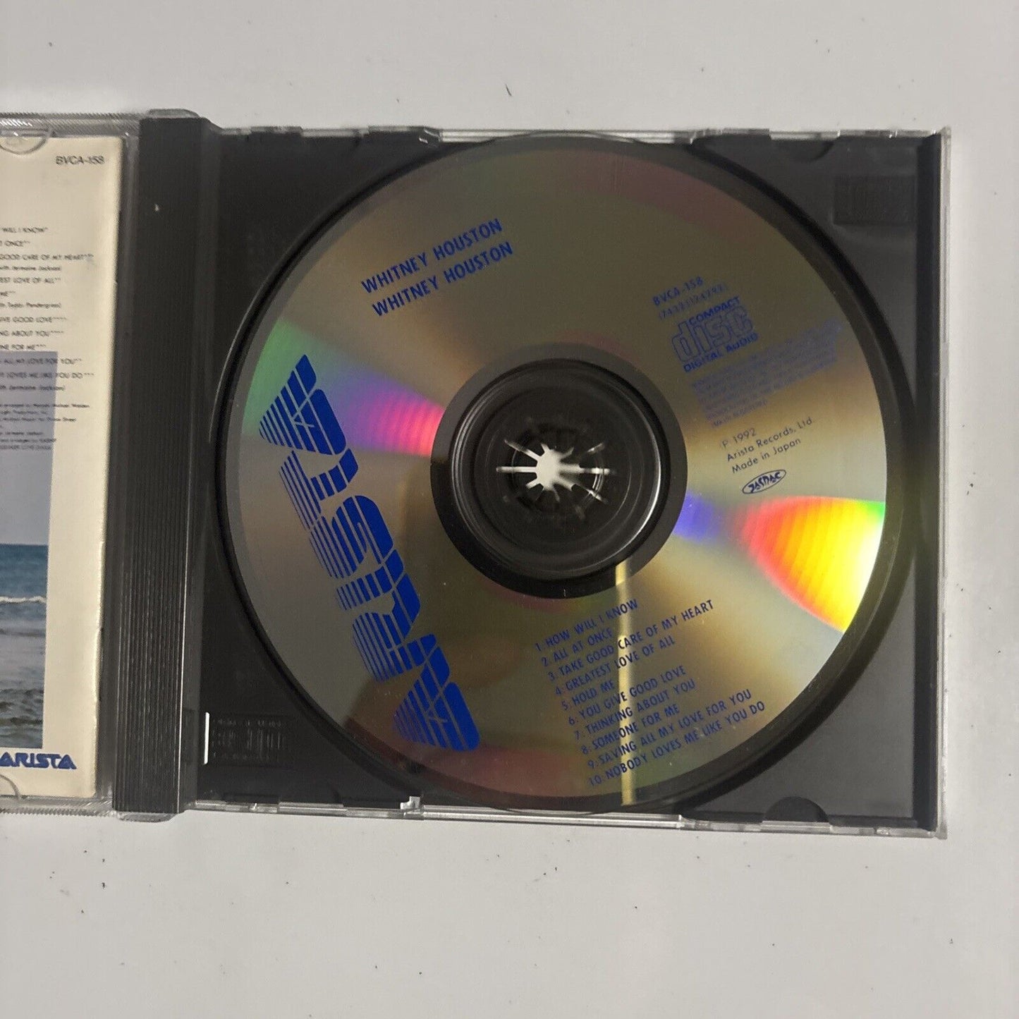 Whitney Houston – Whitney Houston (CD, 1992) bvca-158 Japan
