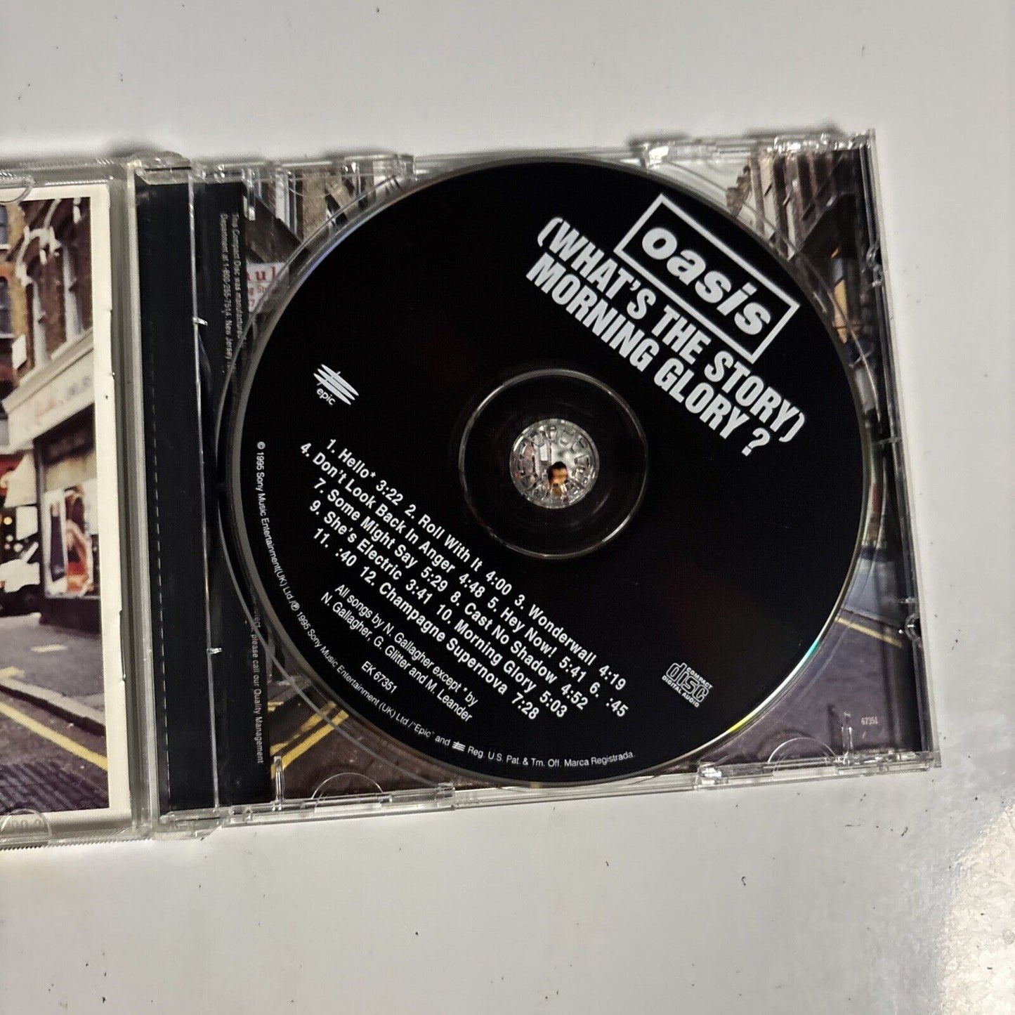 Oasis – (What's The Story) Morning Glory? (CD, 1995)  EK 67351