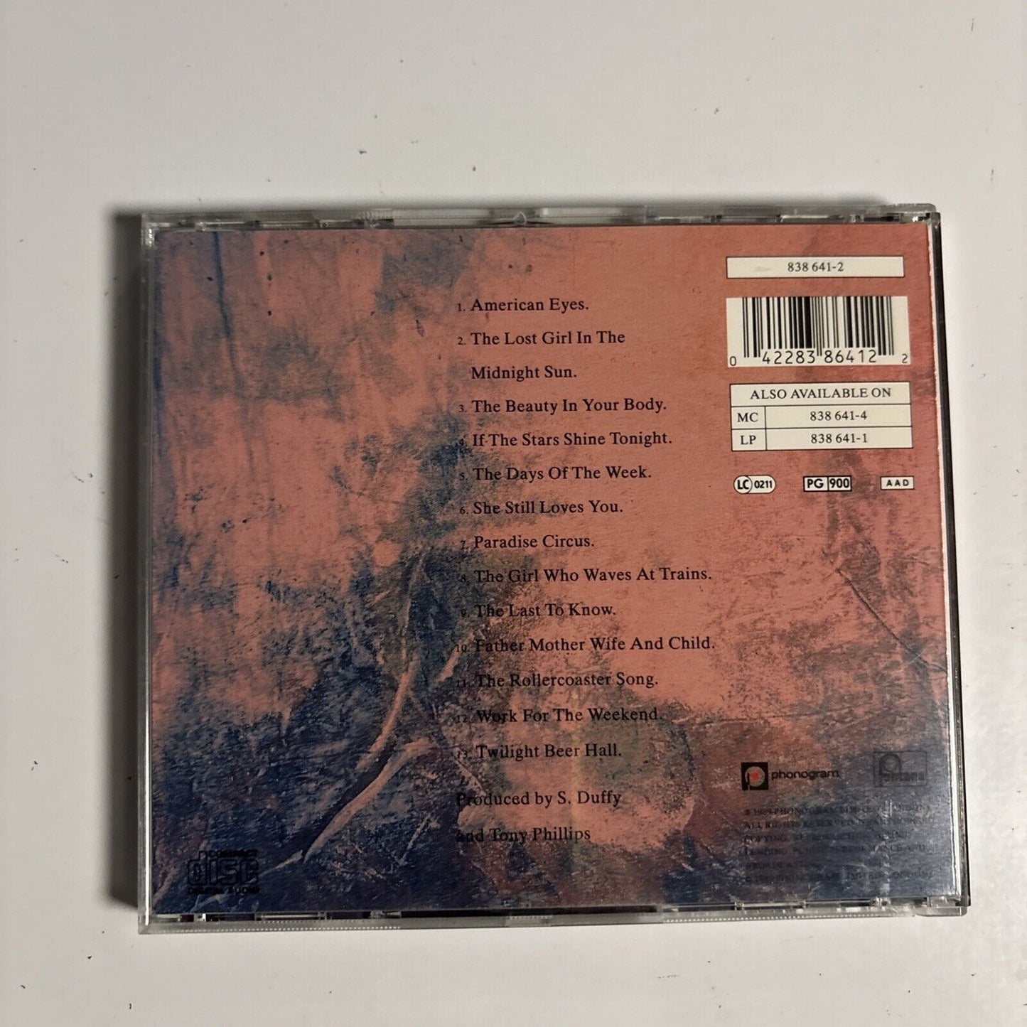 The Lilac Time – Paradise Circus (CD, 1989) 838 641-2