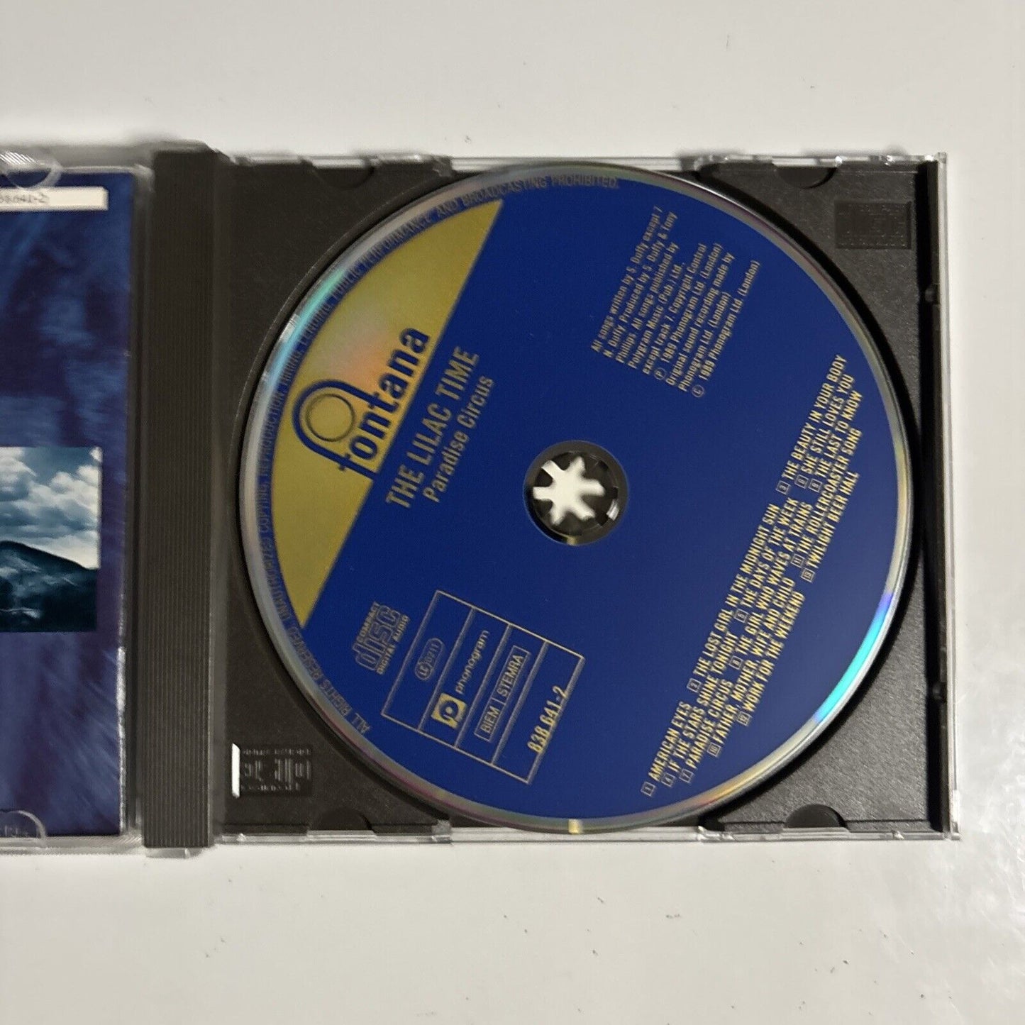 The Lilac Time – Paradise Circus (CD, 1989) 838 641-2