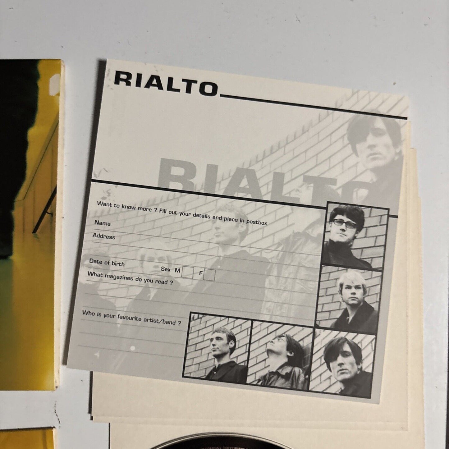 Rialto – Dream Another Dream (1998, CD2, CD) EW156CD2