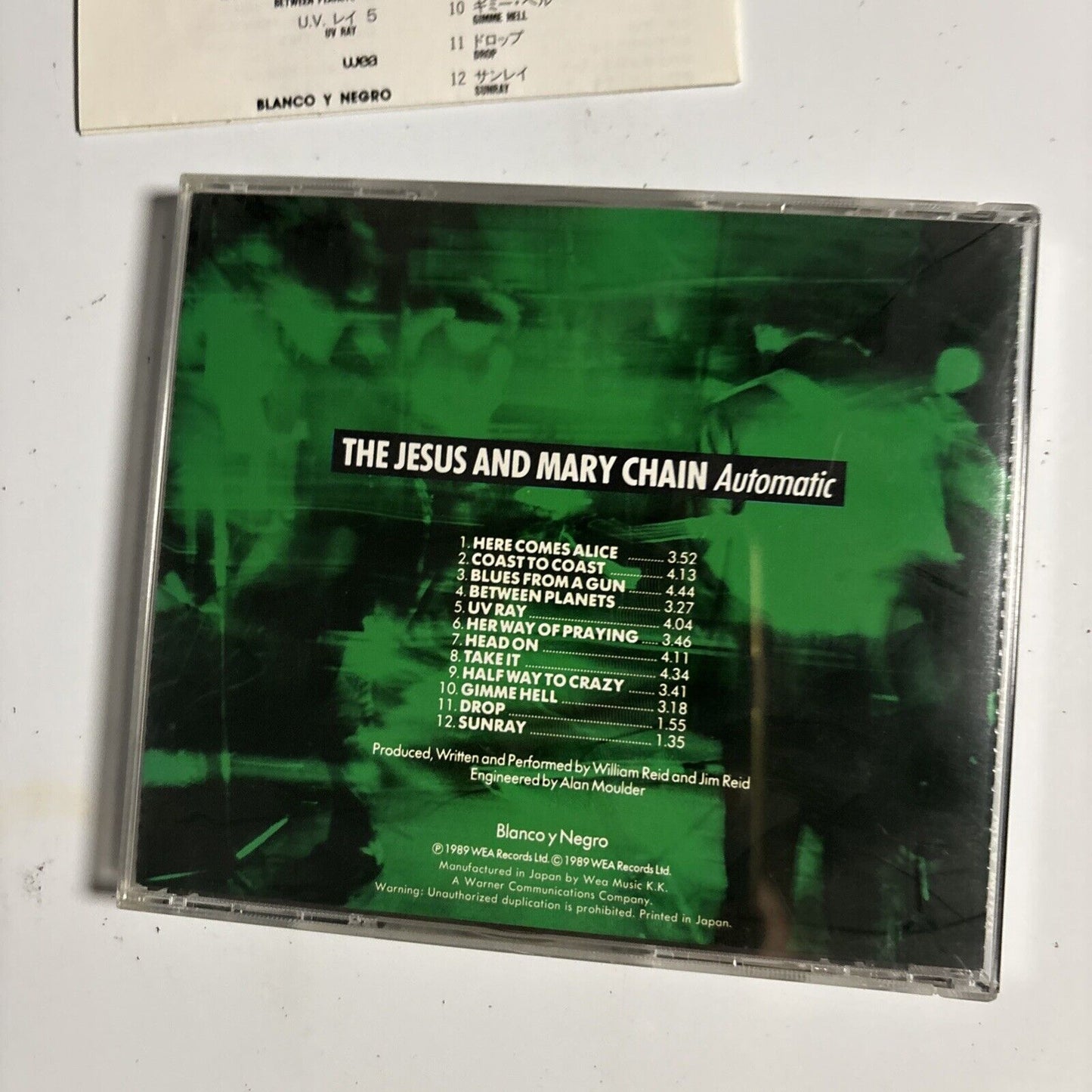 The Jesus And Mary Chain – Automatic (CD, 1989) wmc5-1 Japan