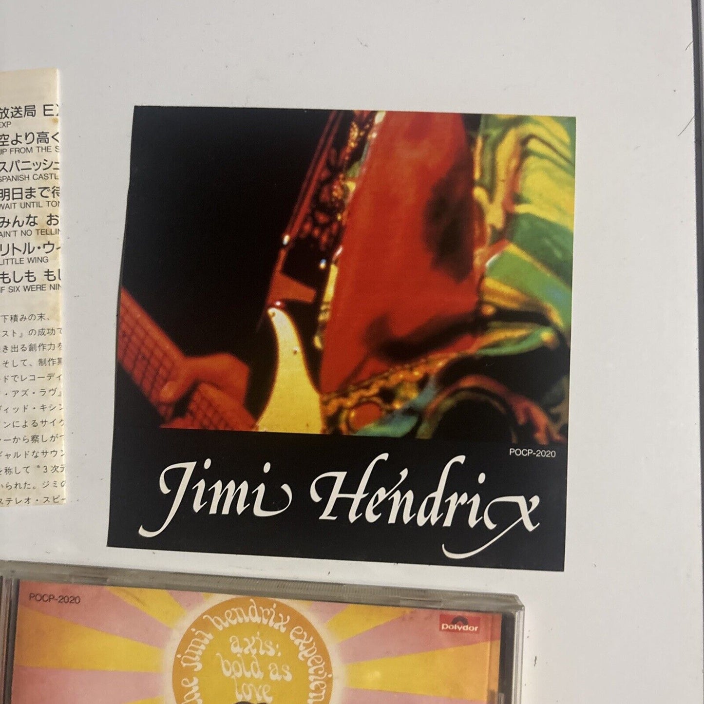 The Jimi Hendrix Experience – Axis: Bold As Love (CD, 1991) pocp-2020 Japan
