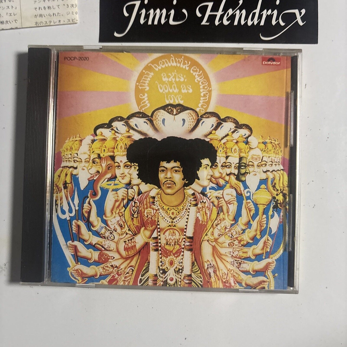 The Jimi Hendrix Experience – Axis: Bold As Love (CD, 1991) pocp-2020 Japan