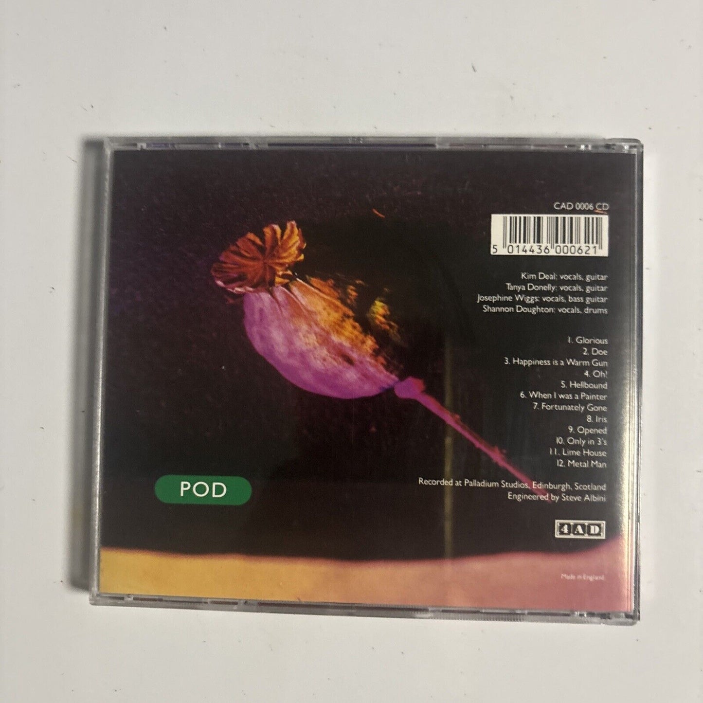 The Breeders – Pod (CD, 1990) CAD 0006 CD