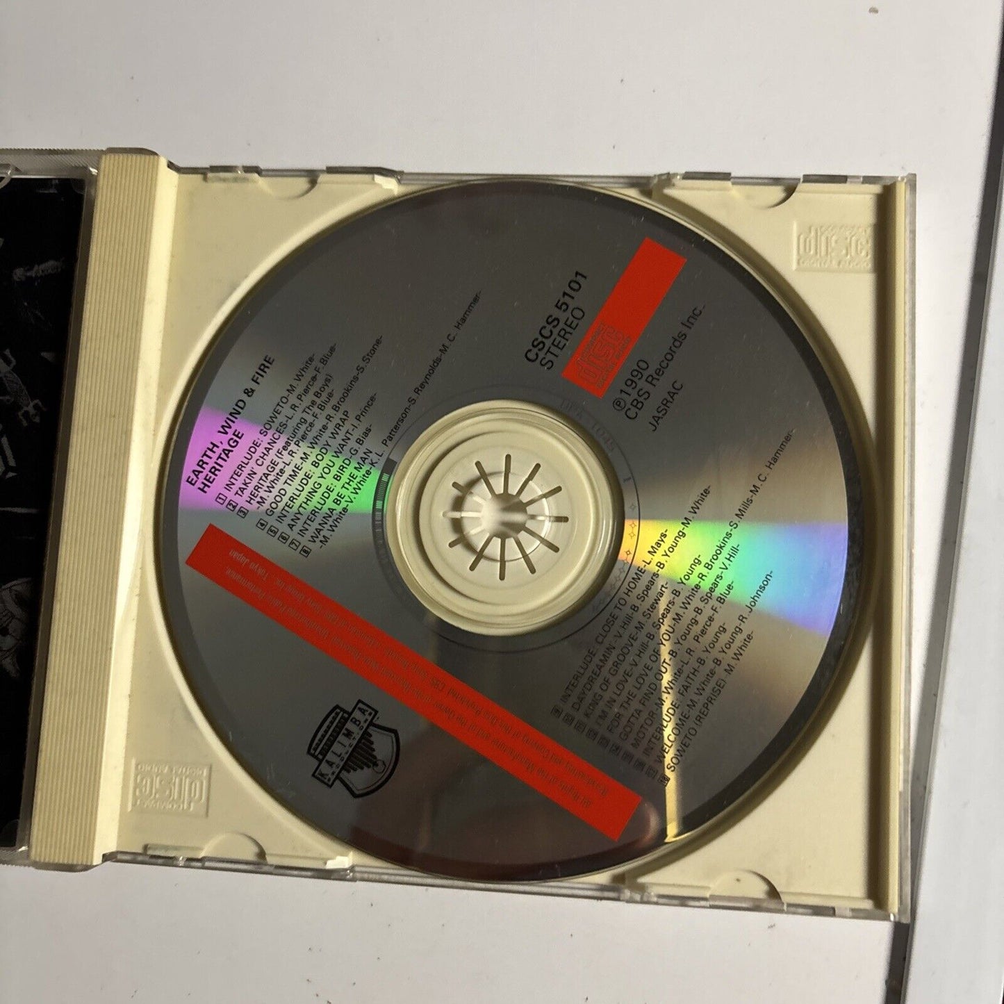 Earth, Wind & Fire – Heritage (CD, 1990) CSCS 5101 Japan