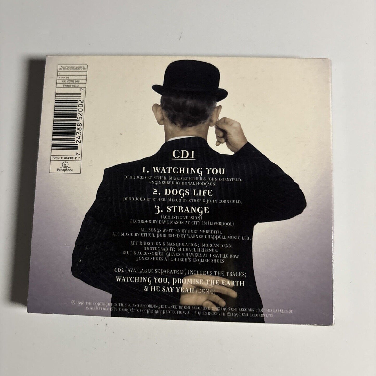 Ether – Watching You (1998, CD1, CD) CDRS 6491