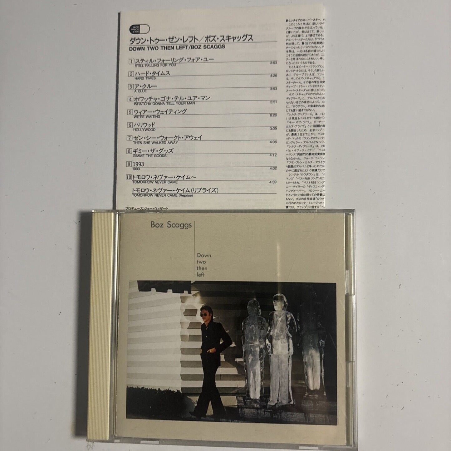 Boz Scaggs – Down Two Then Left (CD, 1977) srcs-6138 Japan