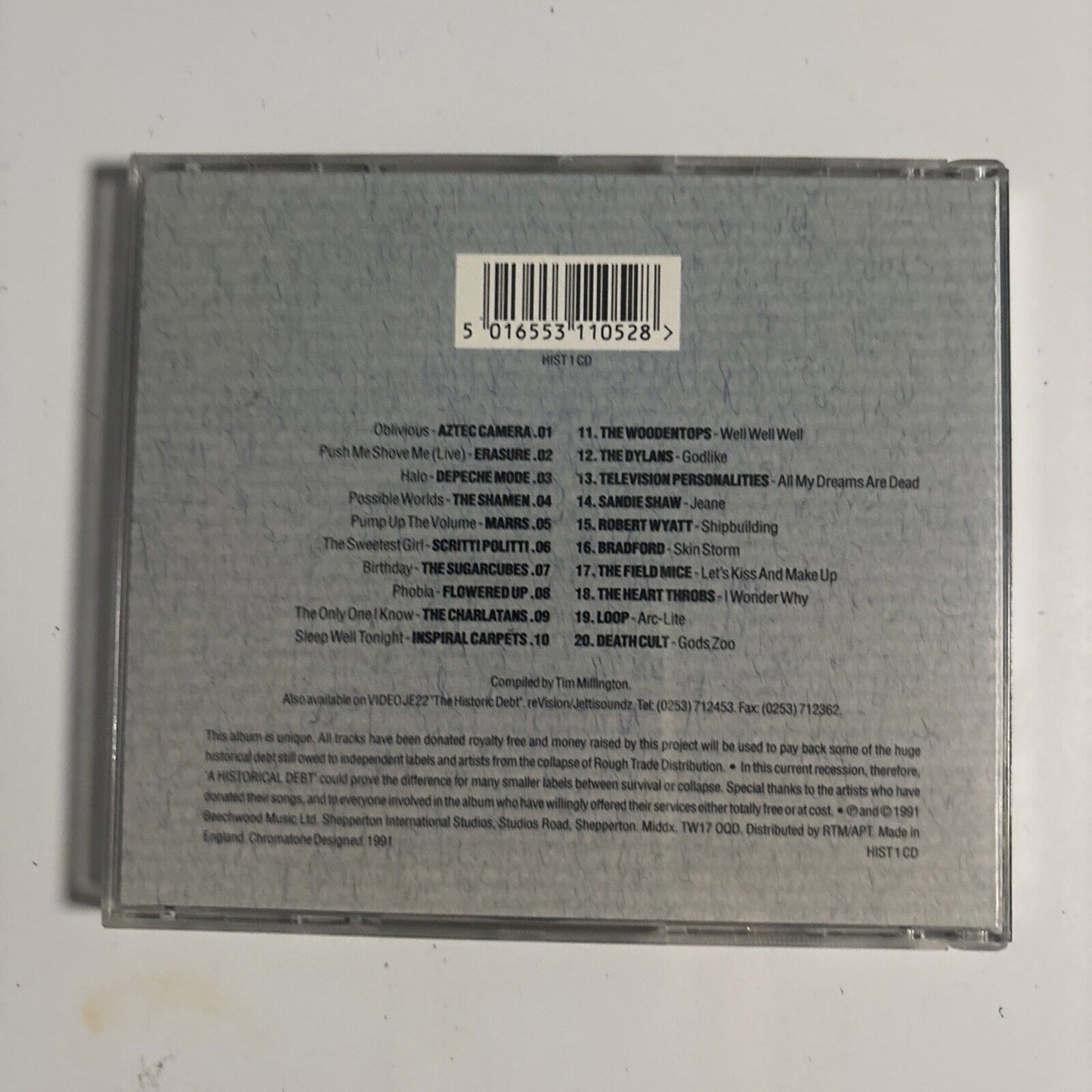 A Historical Debt (CD, 1991) HIST 1 CD