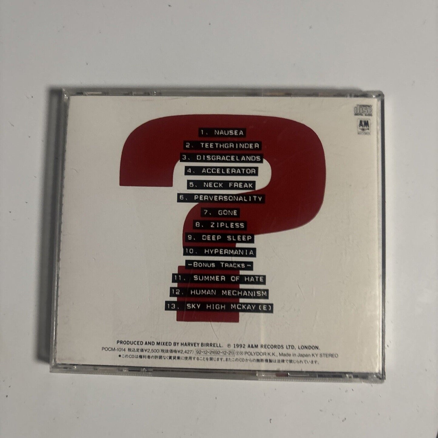 Therapy? – Nurse (CD, 1992) pocm-1014 Japan