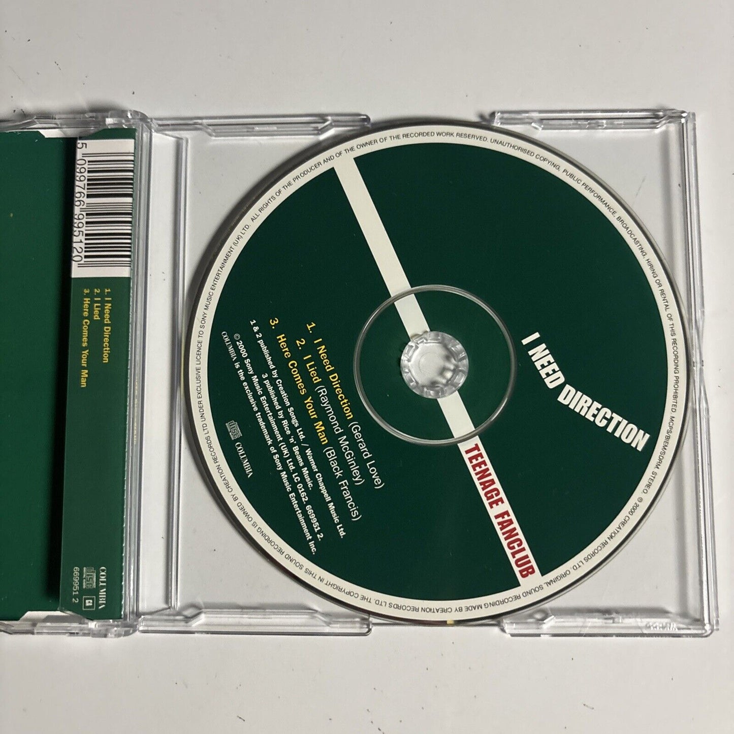 Teenage Fanclub – I Need Direction (CD, 2000) 669951 2