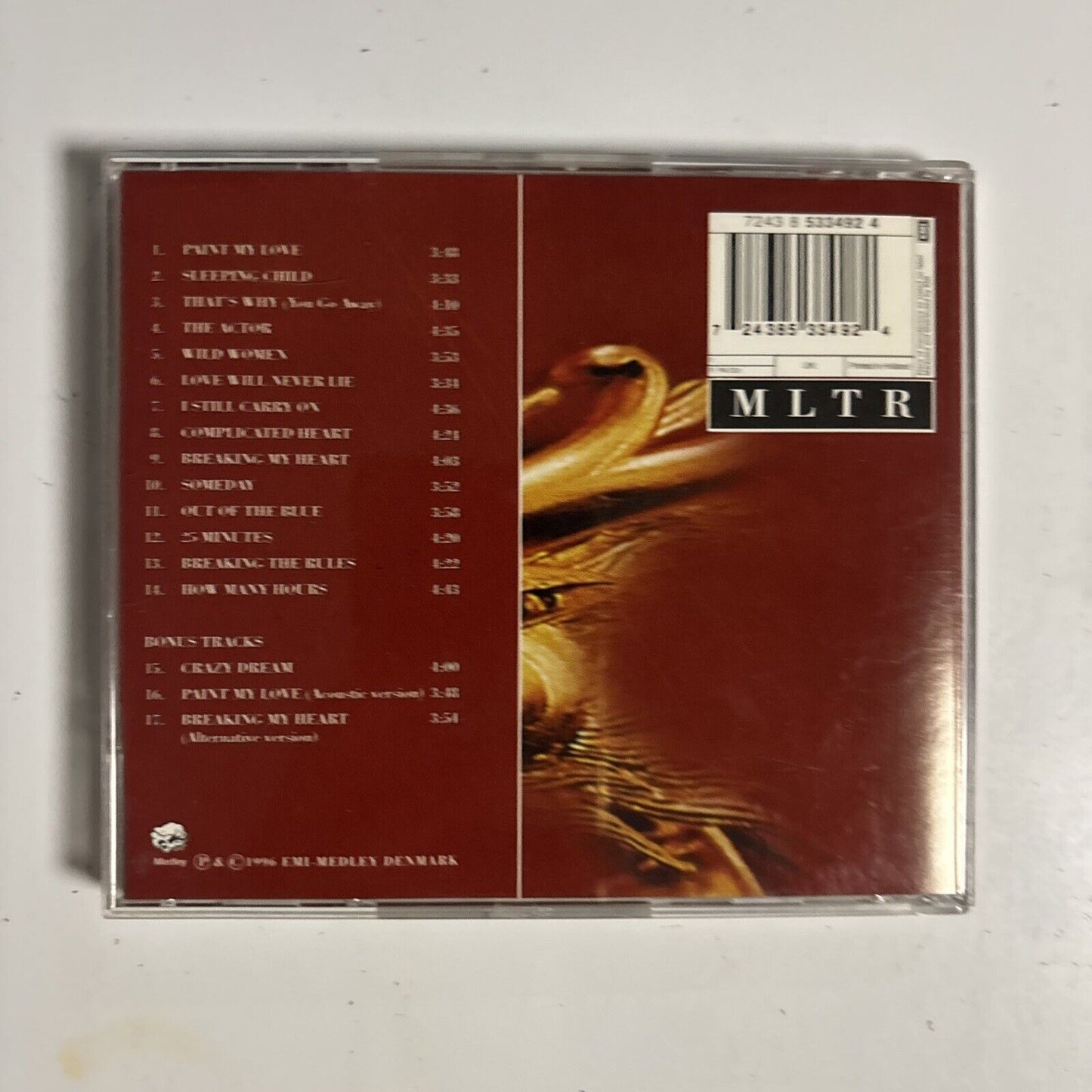 Michael Learns To Rock – Paint My Love - Greatest Hits (CD, 1996)